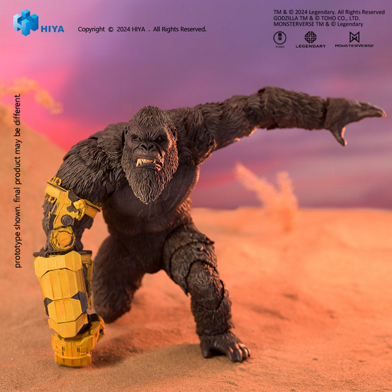 Hiya ToysGodzillaEvolved Ver.&コングソフビ＆おまけ HIYA Exquisite Basic Series None Scale 7 Inch Godzilla x