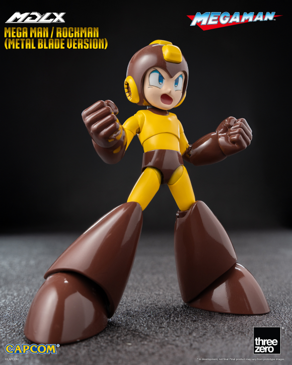 IN STOCK! Threezero Mega Man MDLX Articulated Figure Series Mega Man (Metal Blade Ver.)