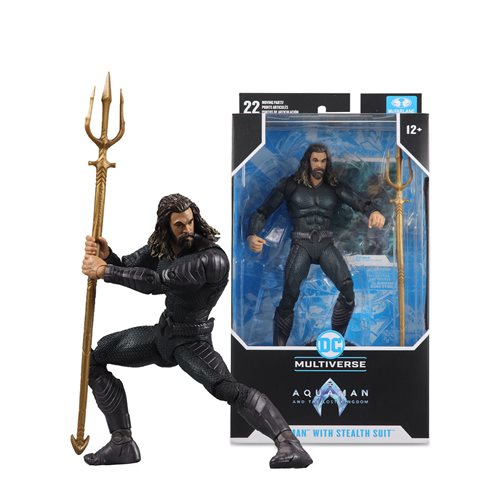 IN STOCK! McFarlane DC Multiverse Aquaman and the Lost Kingdom Movie Aquaman with Stealth Suit 7-Inch Scale Action Figure