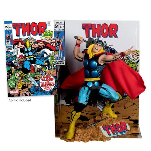 IN STOCK! McFarlane Marvel Thor The Mighty Thor #177 1:6 Scale Posed Figure