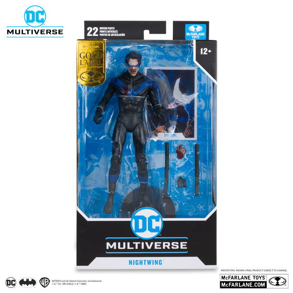 ( Pre Order ) McFarlane DC Multiverse Nightwing (DC vs Vampires) Gold Label 7in Action Figure