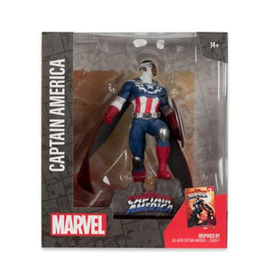 IN STOCK! McFarlane Marvel Captain America All-New Captain America #1 1:10 Scale Posed Figure