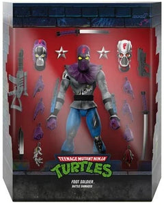 ( Pre Order ) Super 7 TMNT Ultimates Wave 11 Foot Soldier (Battle Damaged) 7-Inch Action Figure