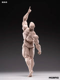 ( Pre order ) INART- Blank Male Body 1/12 Action Figure (White)