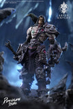 ( Pre Order ) Demonflame Studio 1/12 Darksiders Abyss Knight Apocalypse & Despair Cyan Steed Set of 2