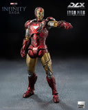 ( Pre Order ) Marvel: The Infinity Saga DLX Iron Man Mark 6 (Battle Damaged Ver.) 1/12 Scale Action Figure