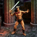 ( Pre Order ) Conan the Barbarian: The Tower of the Elephant Young Conan & Yag-Kosha 1:12 Scale Action Figure Two-Pack