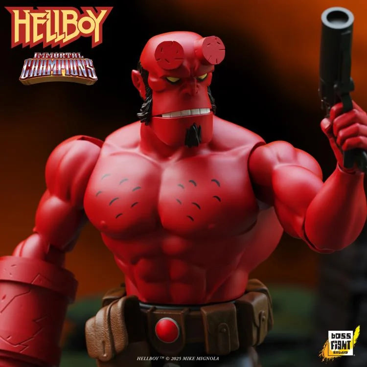 Pre Order ) Hellboy Immortal Champions Retro Action Figure
