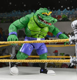 ( Pre Order ) NECA TMNT Adventures Stump Wrestling Leatherhead (Archie Comics) Action Figure