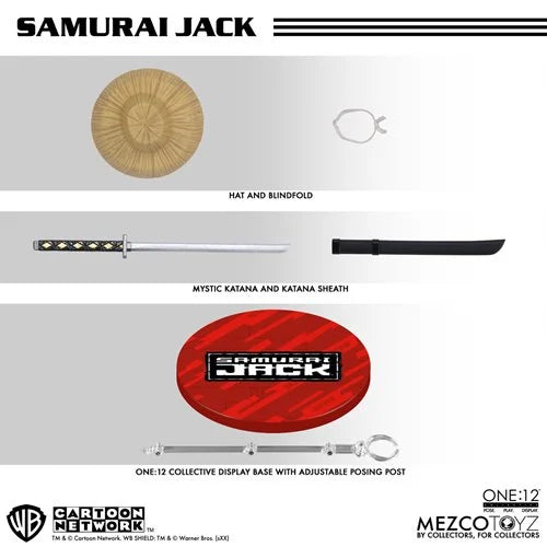 Pre Order ) Mezco One 12: Collective Samurai Jack Action Figure