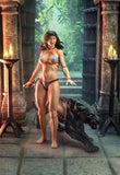 IN STOCK!  Frazetta Girls Fire and Ice Teegra 1/12 Scale Action Figure