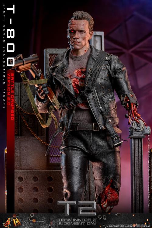 Pre Order ) Hot Toys T-800 (Battle Damaged Version 2.0) 1/6 Scale