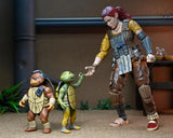 ( Pre Order ) NECA TMNT The Last Ronin - The Lost Years Grammy April with Baby Yi & Moja