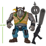 ( Pre Order ) Teenage Mutant Ninja Turtles x G.I. Joe Rocksteady x Buzzer Action Figure