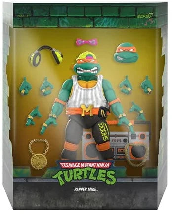 IN STOCK! Super 7 TMNT Ultimates Wave 11 Rapper Mike 7-Inch Action Figure