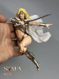 ( Pre Order )  Fury Toys FSV02 Northern Valkyrie Svafa White Skin Golden Armor Ver. 1/12 Scael Action Figure