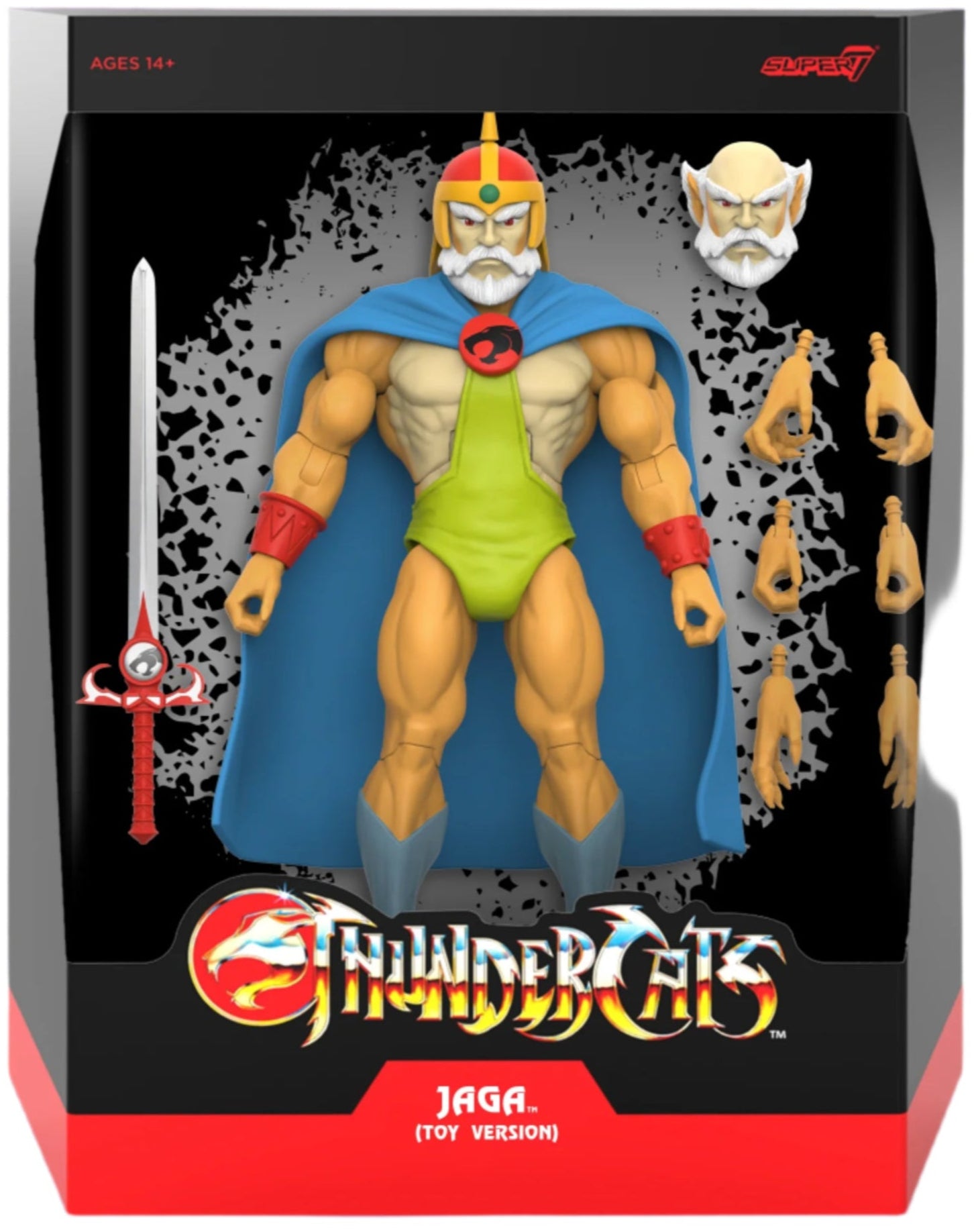 Jagard (9点セット) IN STOCK! Super 7 ThunderCats Ultimates Wave 9 Jaga (Toy