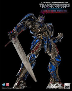 IN STOCK! Threezero Transformers: The Last Knight Nemesis Prime DLX Action Figure