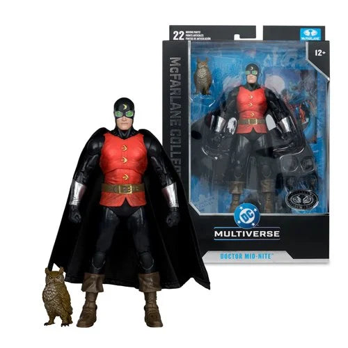 ( Pre Order ) McFarlane Collector Edition Doctor Mid-Nite Justice Society of America #48 ( Platinum Edition )  7-Inch Scale Action Figure