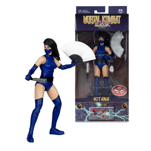 McFarlane Mortal Kombat Klassics Kitana ( Red Paltinum ) 7 inch Action Figure