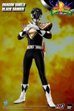 ( Pre Order ) Threezero Mighty Morphin Power Rangers Dragon Shield Black Ranger 1/6 Scale Figure