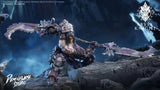 ( Pre Order ) Demonflame Studio 1/12 Darksiders Abyss Knight Apocalypse & Despair Cyan Steed Set of 2