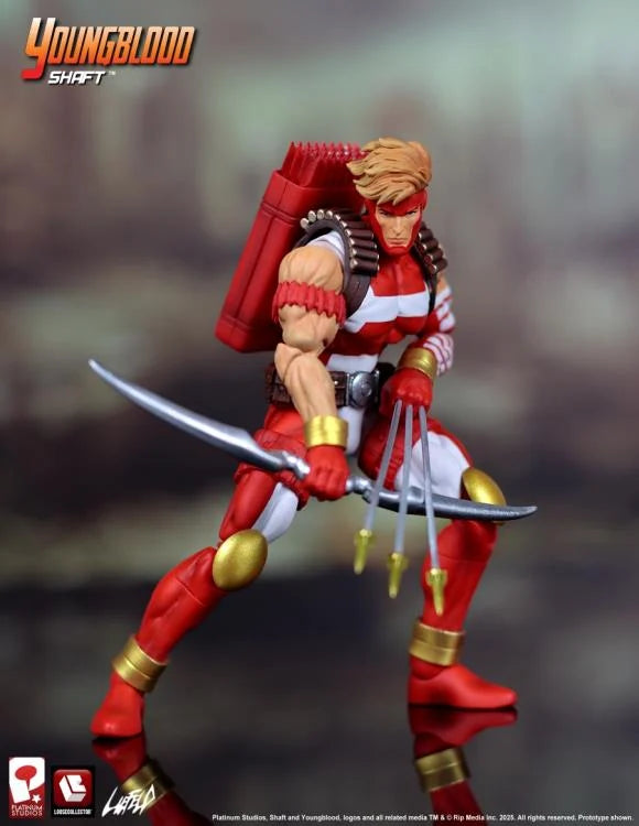 ( Pre Order ) Rob Liefeld's Youngblood Shaft Action Figure