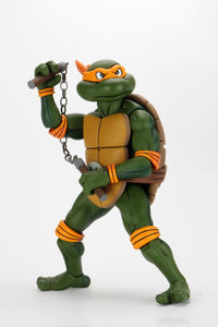 IN STOCK! NECA TMNT MIchelangelo Cartoon Version 1:4 Scale Action Figure