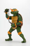 IN STOCK! NECA TMNT MIchelangelo Cartoon Version 1:4 Scale Action Figure