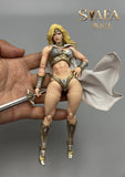 ( Pre Order )  Fury Toys FSV02 Northern Valkyrie Svafa White Skin Golden Armor Ver. 1/12 Scael Action Figure