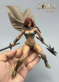 ( Pre Order )  Fury Toys FSV02 Northern Valkyrie Svafa Tan Skin Red HairIron Armor Ver. 1/12 Scael Action Figure