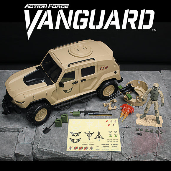 ( Pre Order ) Action Force Vanguard Tan Desert Vehicle