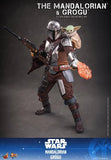 ( Pre Order ) Hot Toys Star Wars: The Mandalorian and Grogu MMS871 The Mandalorian and Grogu (Collector Ver.) 1/6th Scale Collectible Figure Set