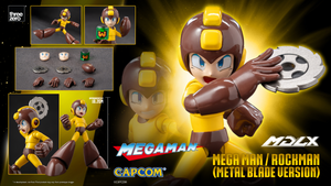 ( Pre Order ) Threezero Mega Man MDLX Articulated Figure Series Mega Man (Metal Blade Ver.)