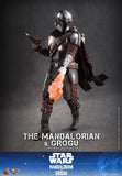 ( Pre Order ) Hot Toys Star Wars: The Mandalorian and Grogu MMS871 The Mandalorian and Grogu (Collector Ver.) 1/6th Scale Collectible Figure Set