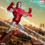 ( Pre Order ) Mezco One 12: Collective Iron Man Silver Centurion Edition Action Figure