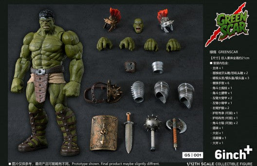Pre Order ) 6inchplus GS001 1/12 Scale GREENSCAR – DJCCollectibles