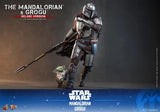 ( Pre Order ) Hot Toys Star Wars: The Mandalorian and Grogu MMS872 The Mandalorian and Grogu (Deluxe Ver.) 1/6th Scale Collectible Figure Set