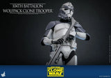 ( Pre Order ) Hot Toys Star Wars: The Clone Wars TMS142 104th Battalion Wolfpack Clone Trooper 1/6th Scale Collectible Figure