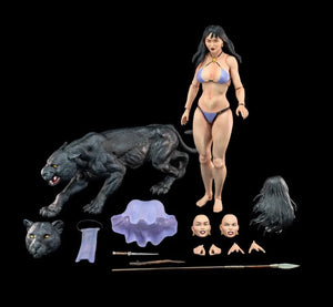 IN STOCK!  Frazetta Girls Fire and Ice Teegra 1/12 Scale Action Figure