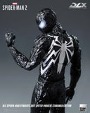( Pre Order ) Threezero Marvel's Spider-Man 2 DLX Spider-Man Symbiote Suit (Peter Parker) Standard Edition Action Figure
