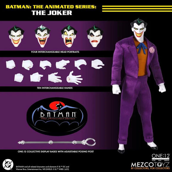( Pre Order ) Mezco One:12 Collective Batman: The Animated Series The Joker Action Figure