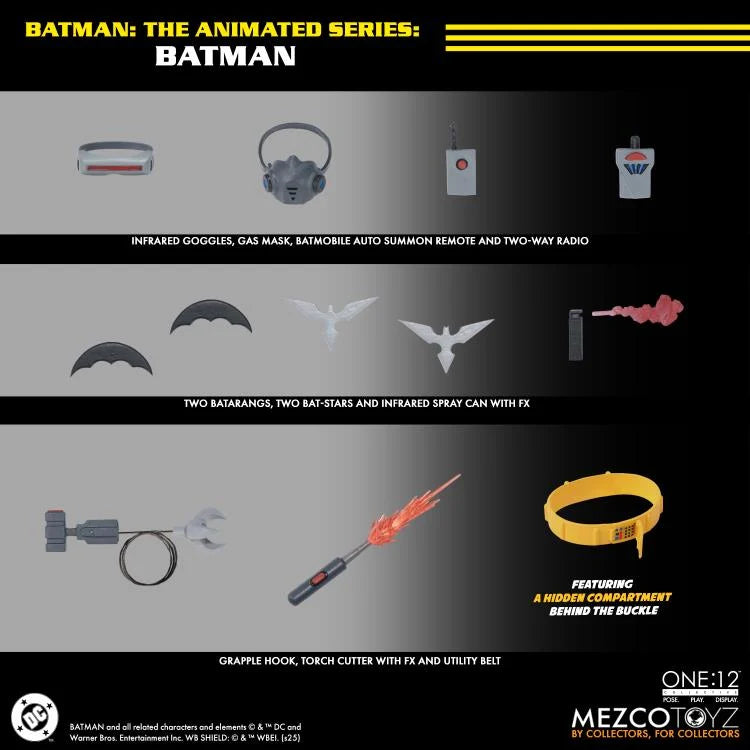 Pre Order ) Mezco One:12 Collective Batman: The Animated Series