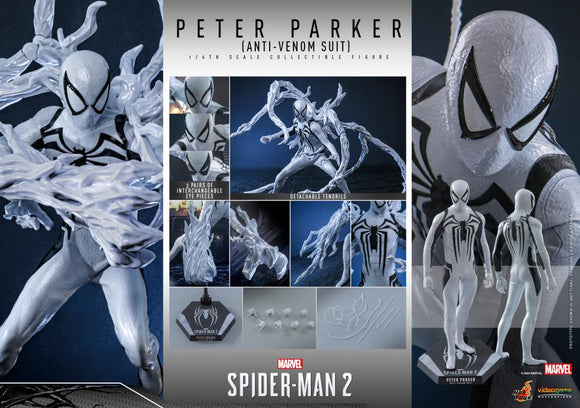 ( Pre Order ) Hot Toys Marvel's Spider-Man 2 VGM69 Peter Parker (Anti-Venom Suit) 1/6th Scale Collectible Figure