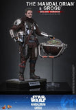 ( Pre Order ) Hot Toys Star Wars: The Mandalorian and Grogu MMS872 The Mandalorian and Grogu (Deluxe Ver.) 1/6th Scale Collectible Figure Set