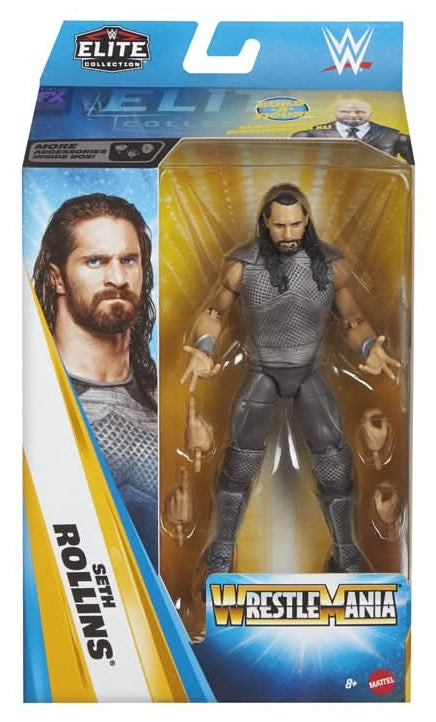 ( Pre Order ) WWE Elite WrestleMania 42 Seth Rollins Action Figure