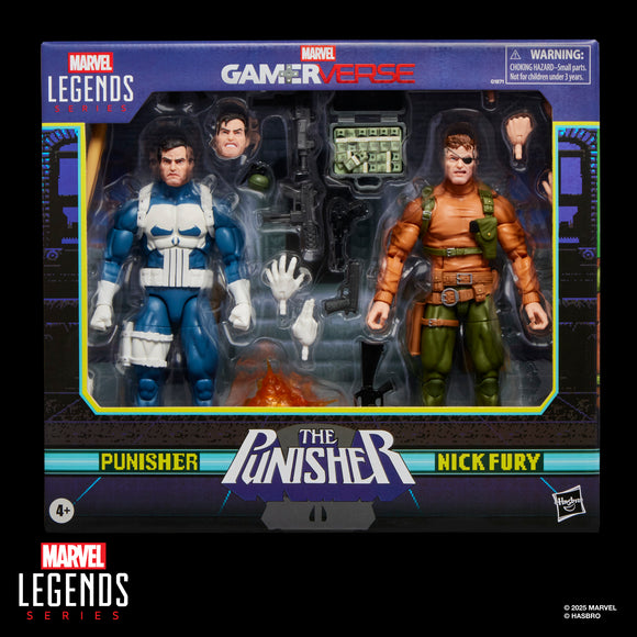 ( Pre Order ) Marvel Legends Series Gamerverse Punisher and Nick Fury 6-Inch Action Figures