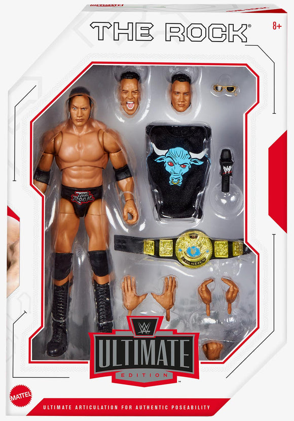 ( Pre Order ) WWE Ultimate Edition Greatest Hits Wave 4 The Rock 6 inch Action Figure
