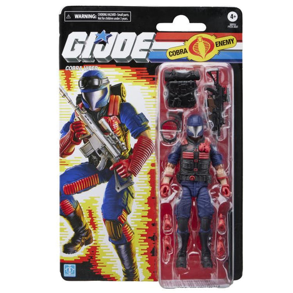 ( Pre Order ) G.I. Joe Classified Series Retro Cardback, Cobra Viper 6 inch Action Figure