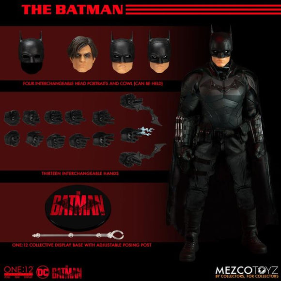 IN STOCK! Mezco One 12 Collective: The Batman Action Figure